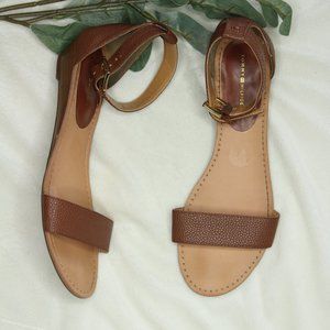 Tommy Hilfiger Brown Ankle Strap Sandal